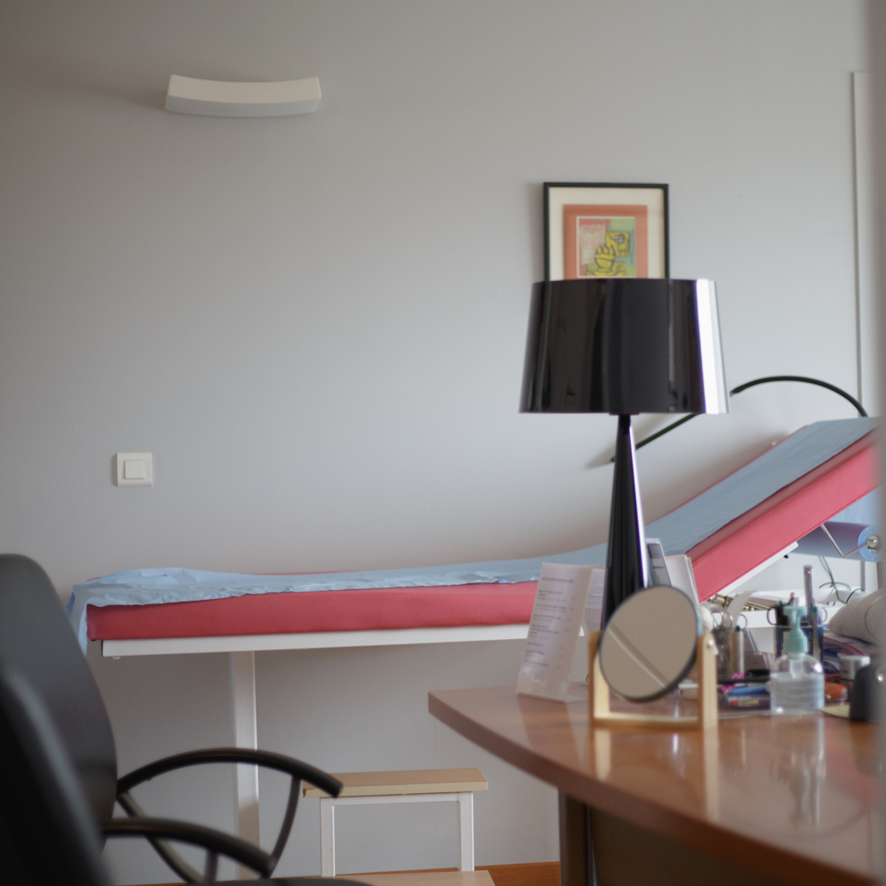 Salle de consultation du Dr François Ruiz au sein de la clinique Brétéché